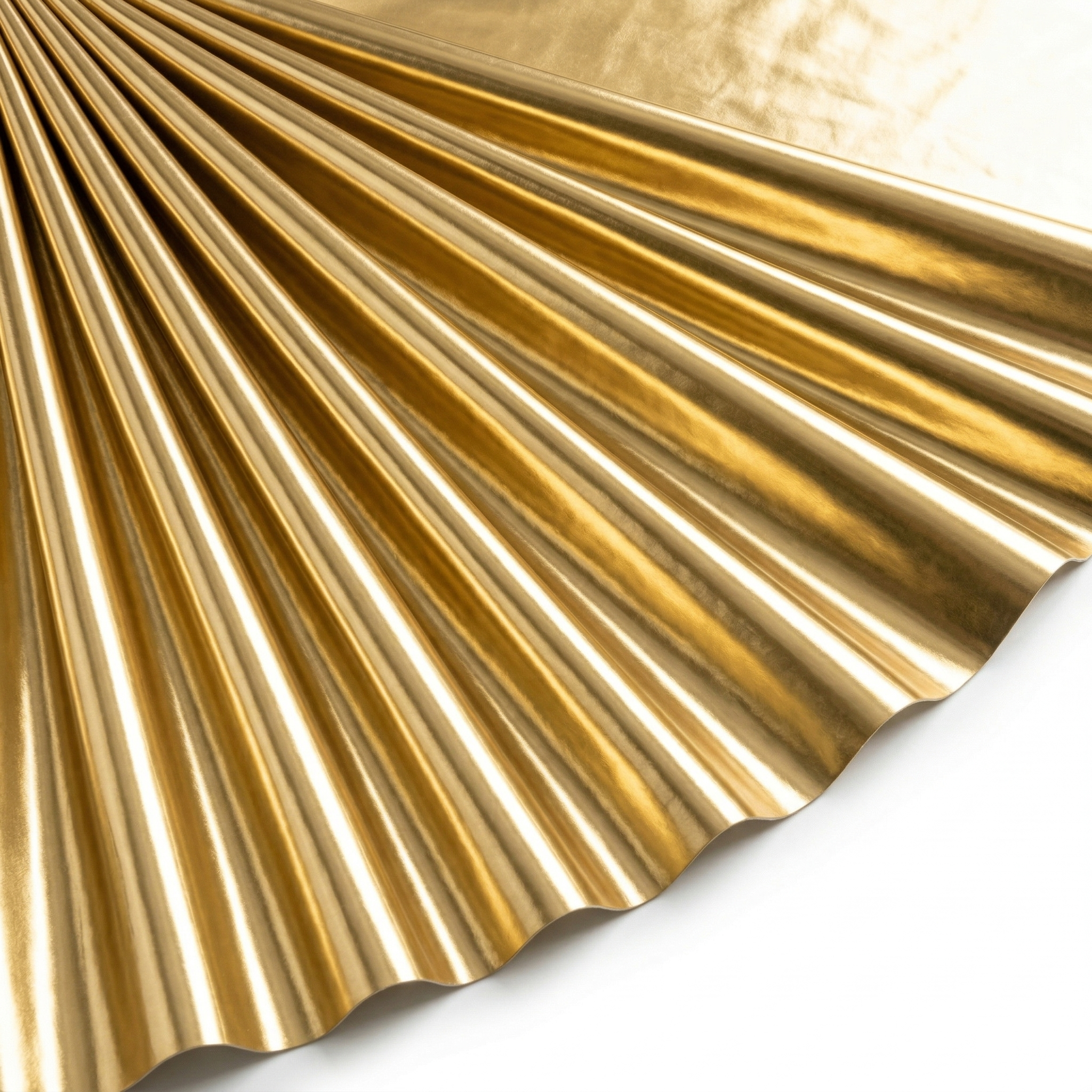 Tissu Vinyl Uni Or