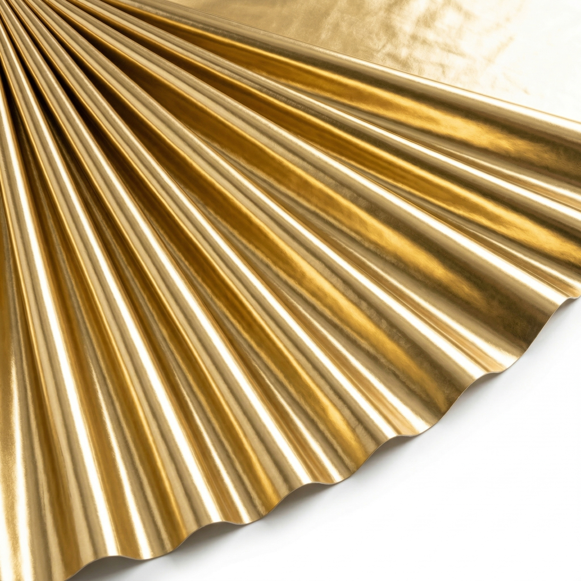 Tissu Vinyl Uni Or