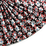 Tissu Viscose Imprimée Fleur Solène Noir