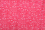 Tissu Viscose Imprimée Fond Fuchsia Bulles Blanches