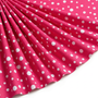 Tissu Viscose Imprimée Fond Fuchsia Bulles Blanches