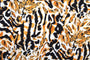 Tissu Viscose Imprimée Léopard Jaune