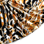 Tissu Viscose Imprimée Léopard Jaune