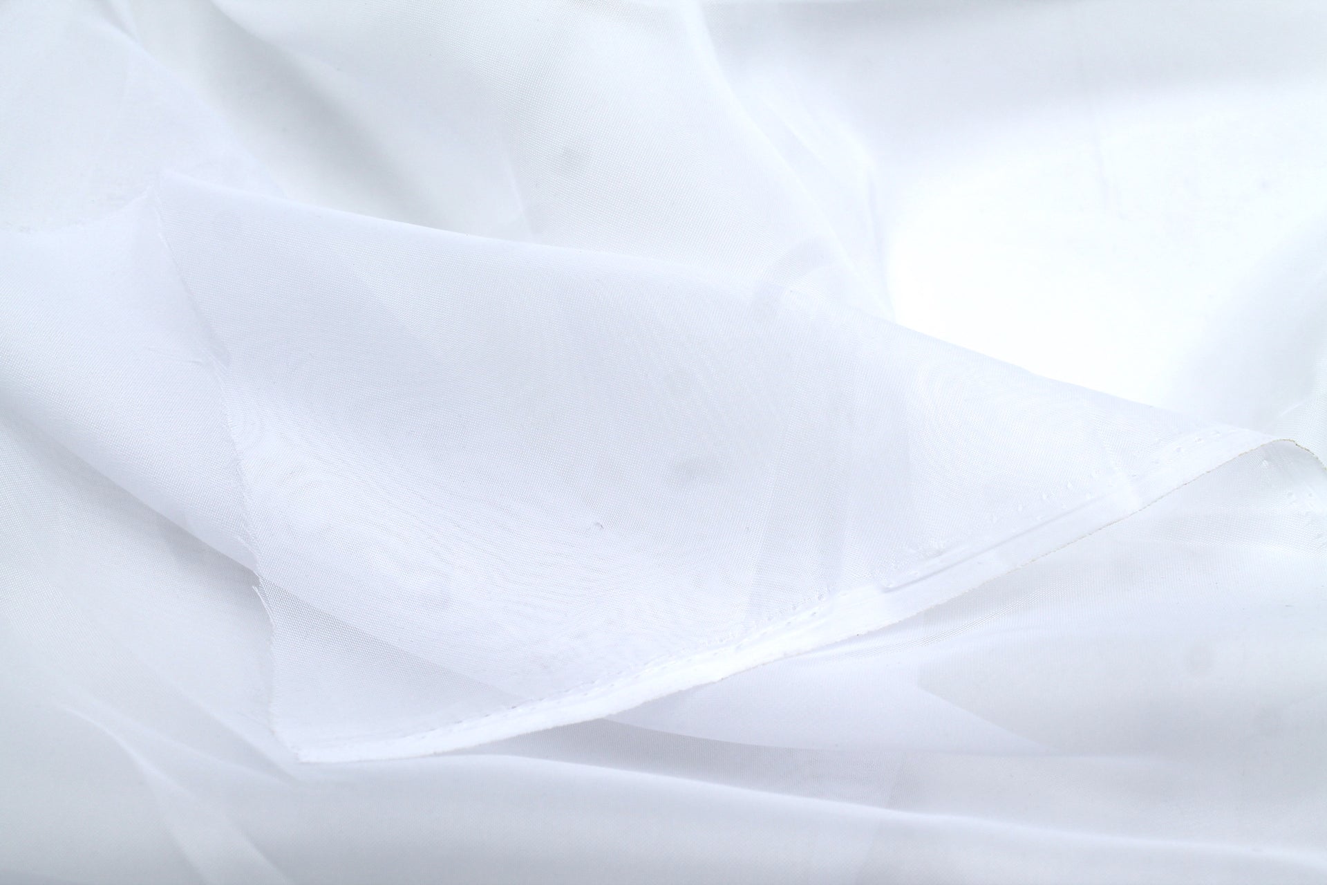 Tissu Voilage Mousseline Largeur 300cm Blanc