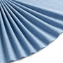 Tissu Voile Fluide Effet Naturel Mélange Bleu Ciel