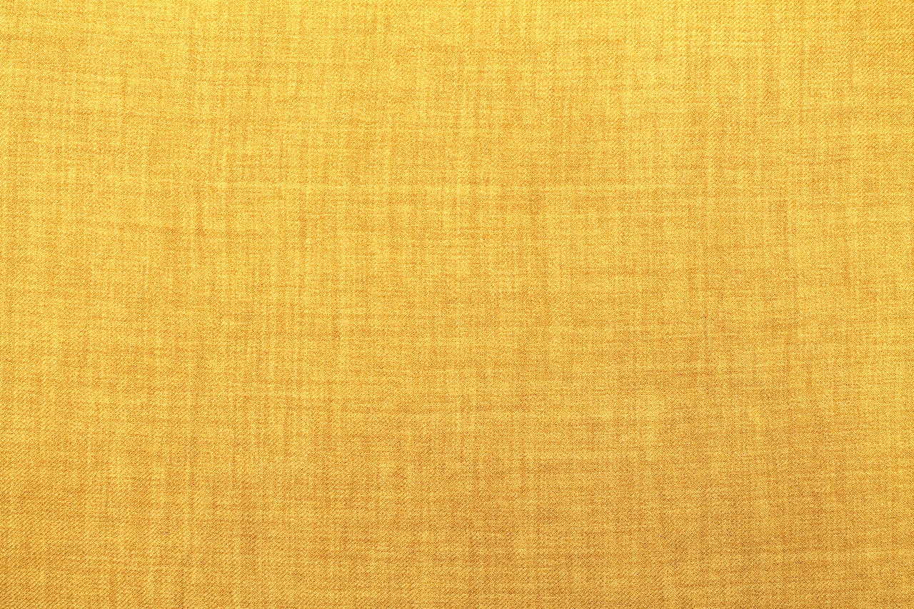 Tissu Voile Fluide Effet Naturel Mélange Jaune Safran
