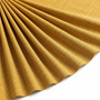 Tissu Voile Fluide Effet Naturel Mélange Jaune Safran