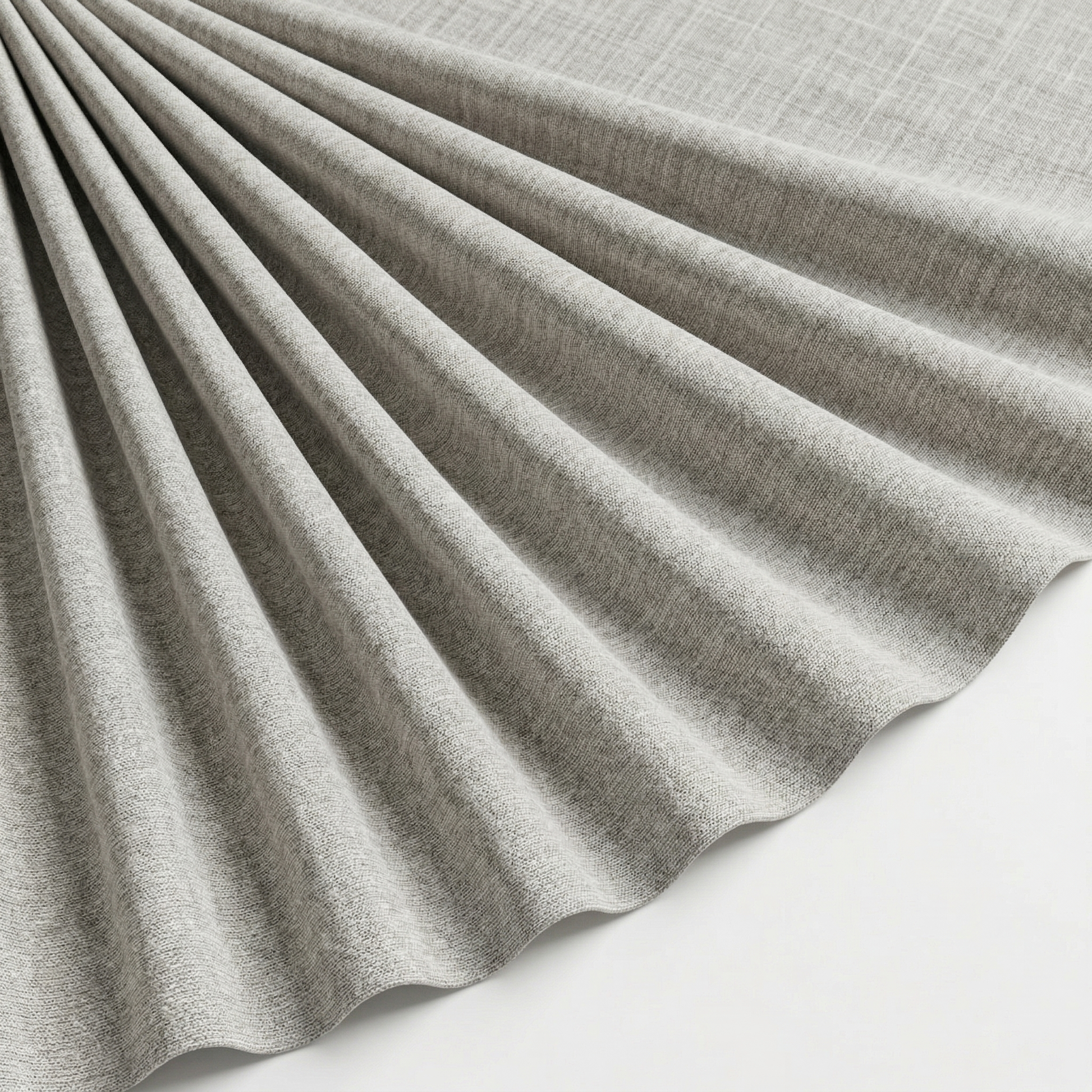 Tissu Voile Fluide Effet Naturel Mélange Mastic