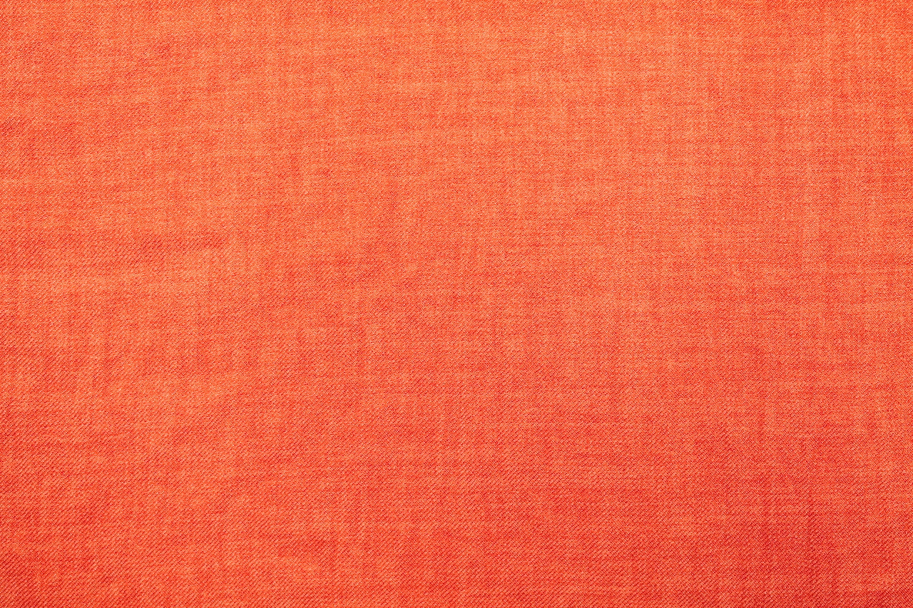 Tissu Voile Fluide Effet Naturel Mélange Orange