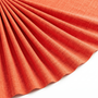 Tissu Voile Fluide Effet Naturel Mélange Orange
