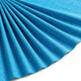Tissu Voile Fluide Effet Naturel Mélange Turquoise
