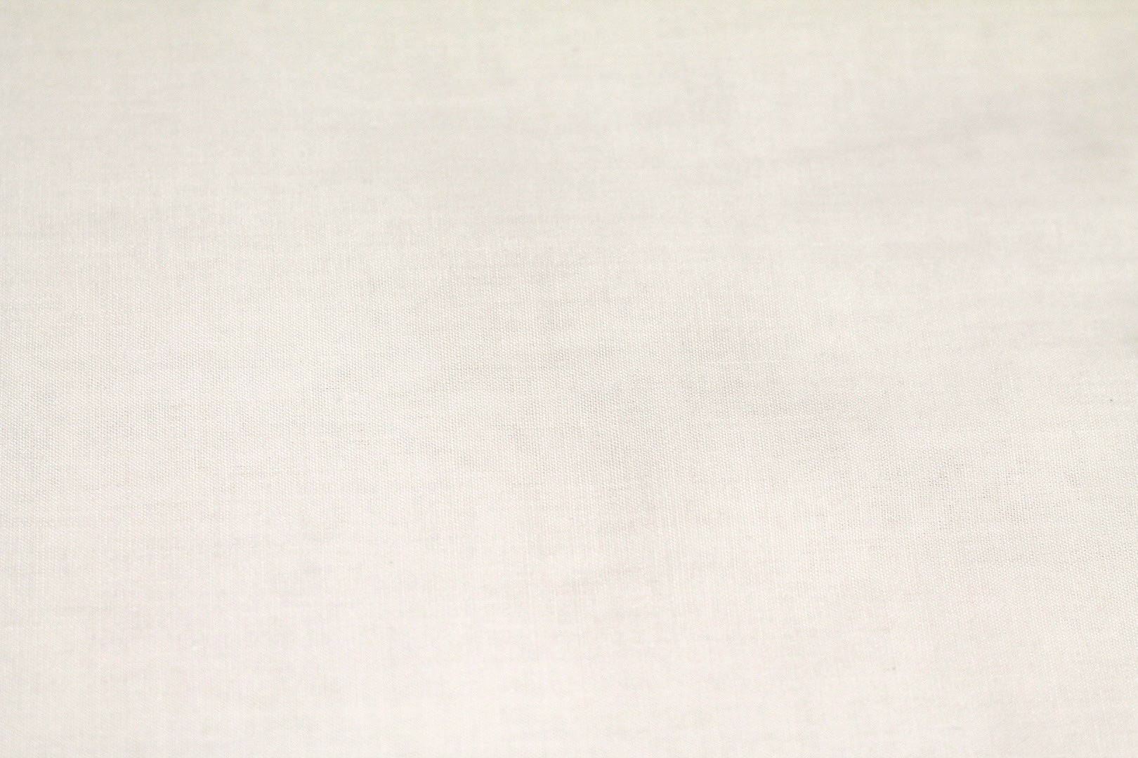 Tissu Voile Polycoton Uni Blanc cassé