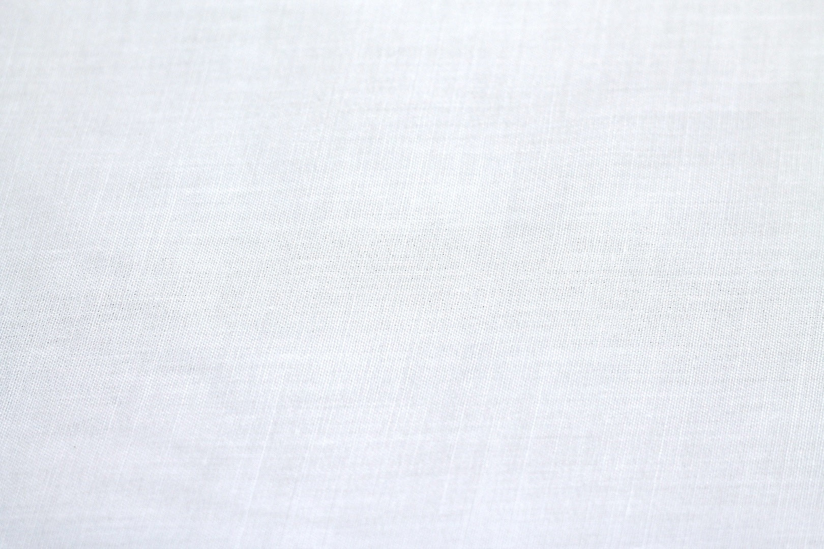 Tissu Voile Polycoton Uni Blanc