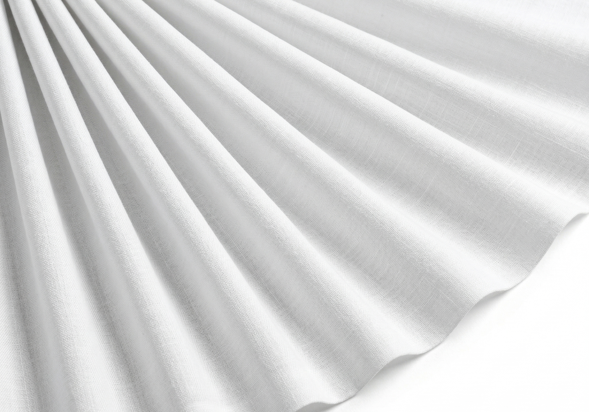 Tissu Uni Blanc