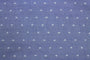 Tissu Voile de Coton Plumetis Jean