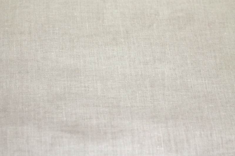 Tissu Voile de Coton Uni Blanc cassé