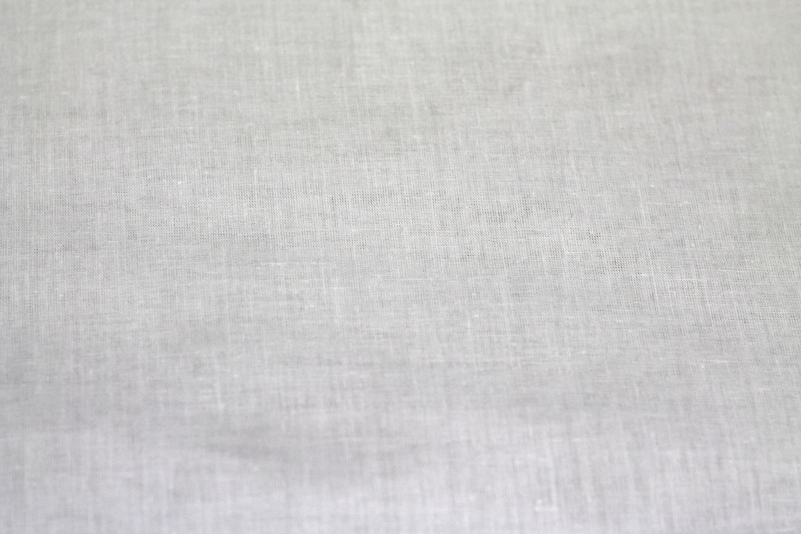 Tissu Voile de Coton Uni Blanc