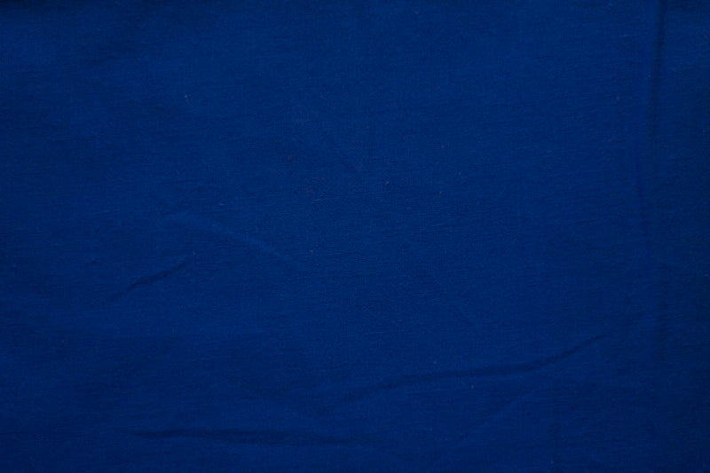 Tissu Voile de Coton Uni Bleu Roi