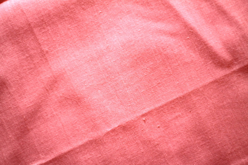 Tissu Voile de Coton Uni Corail