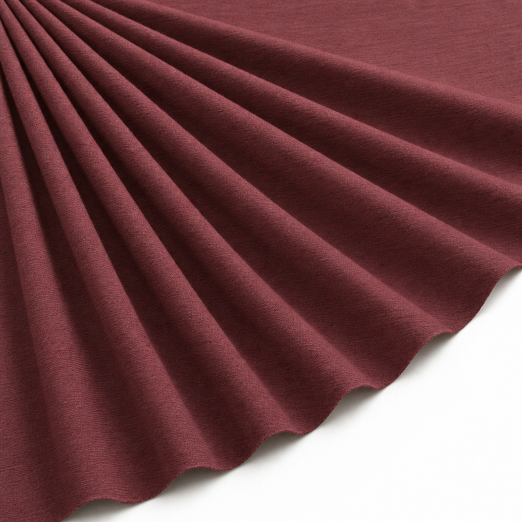 Tissu Voile de Coton Uni Terracotta