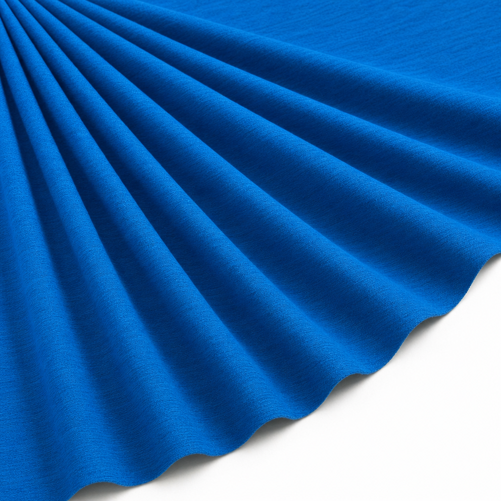 Tissu Voile de Coton Uni Turquoise