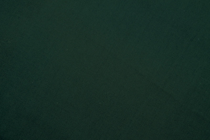 Tissu Voile de Coton Uni Vert Sapin