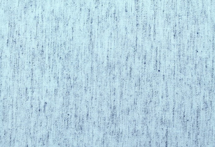 Tissu Voile de Lin Mélangé Chiné Bleu Ciel