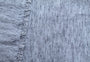 Tissu Voile de Lin Mélangé Chiné Bleu Denim