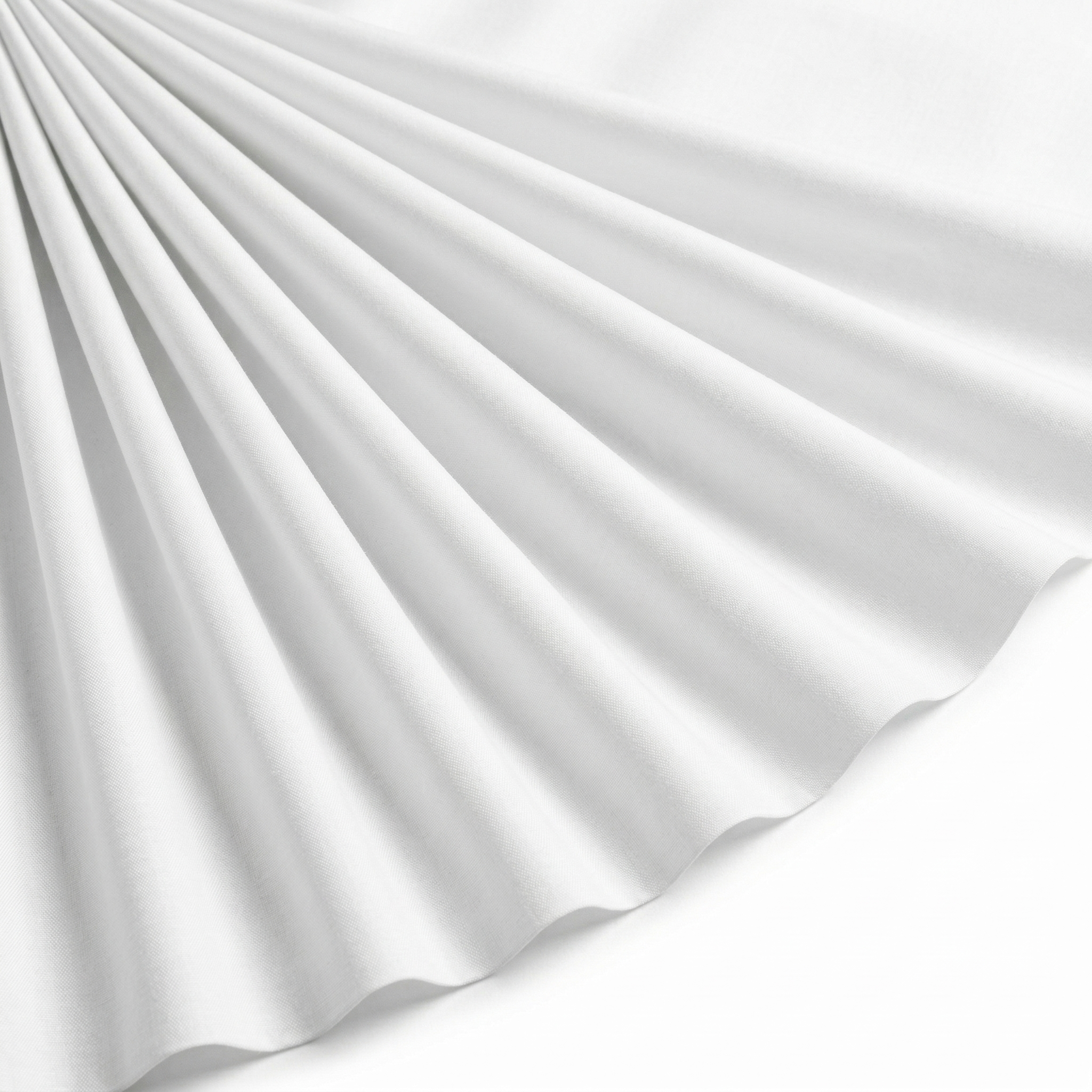 Tissu Voile de Viscose Unie Blanc cassé