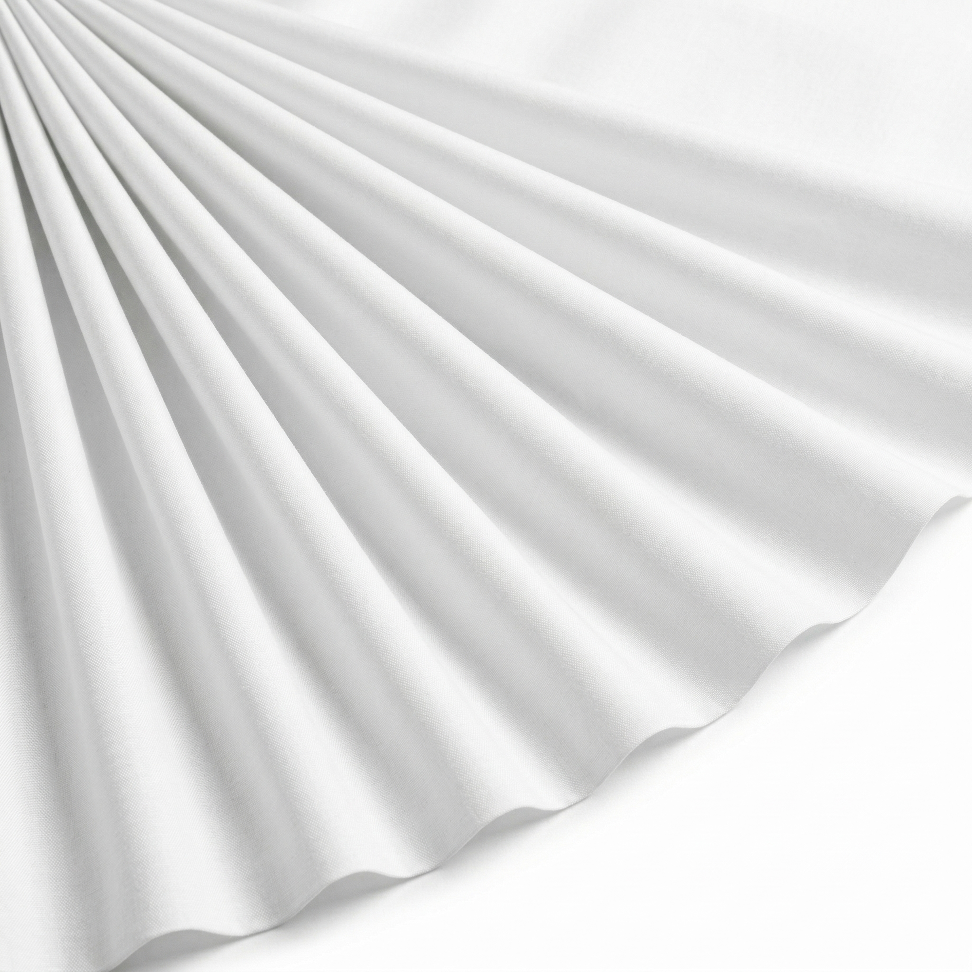 Tissu Voile de Viscose Unie Blanc cassé