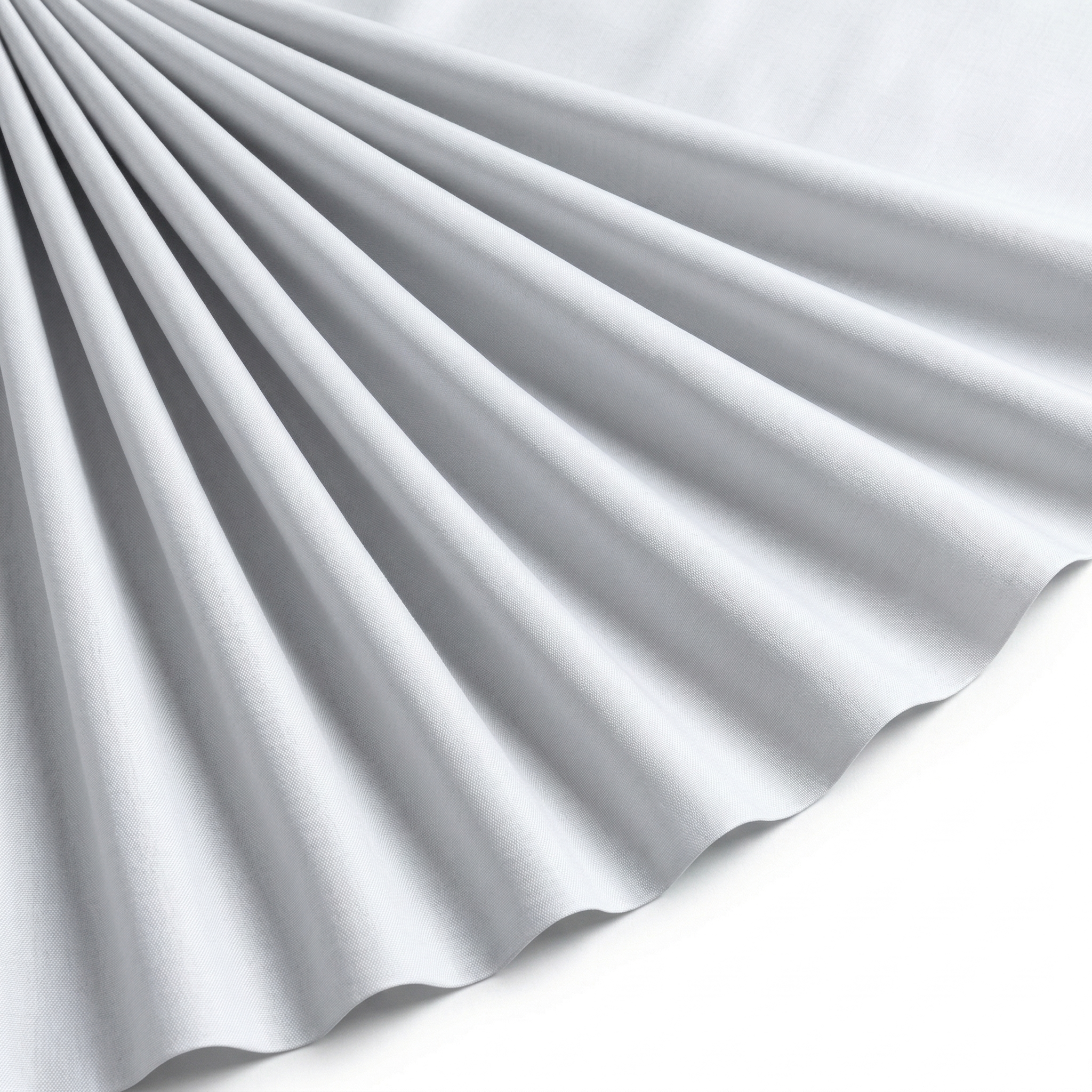 Tissu Voile de Viscose Unie Blanc