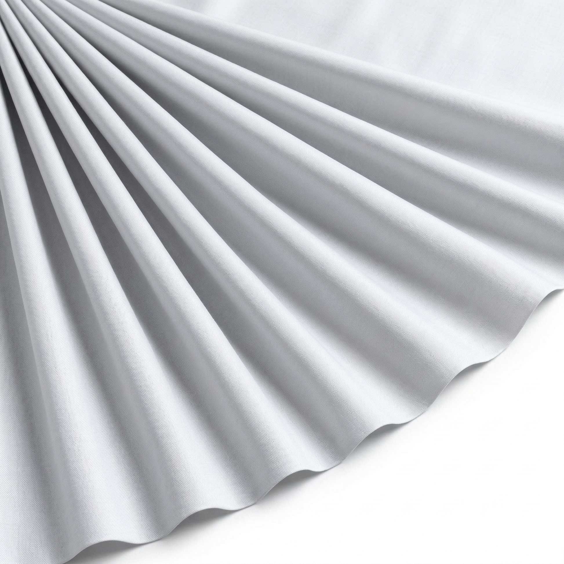 Tissu Voile de Viscose Unie Blanc