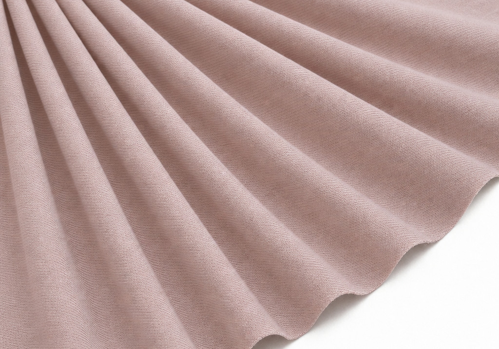 Tissu Uni Rose