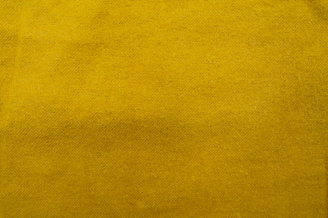 Tissu Flanelle de Coton Uni Moutarde