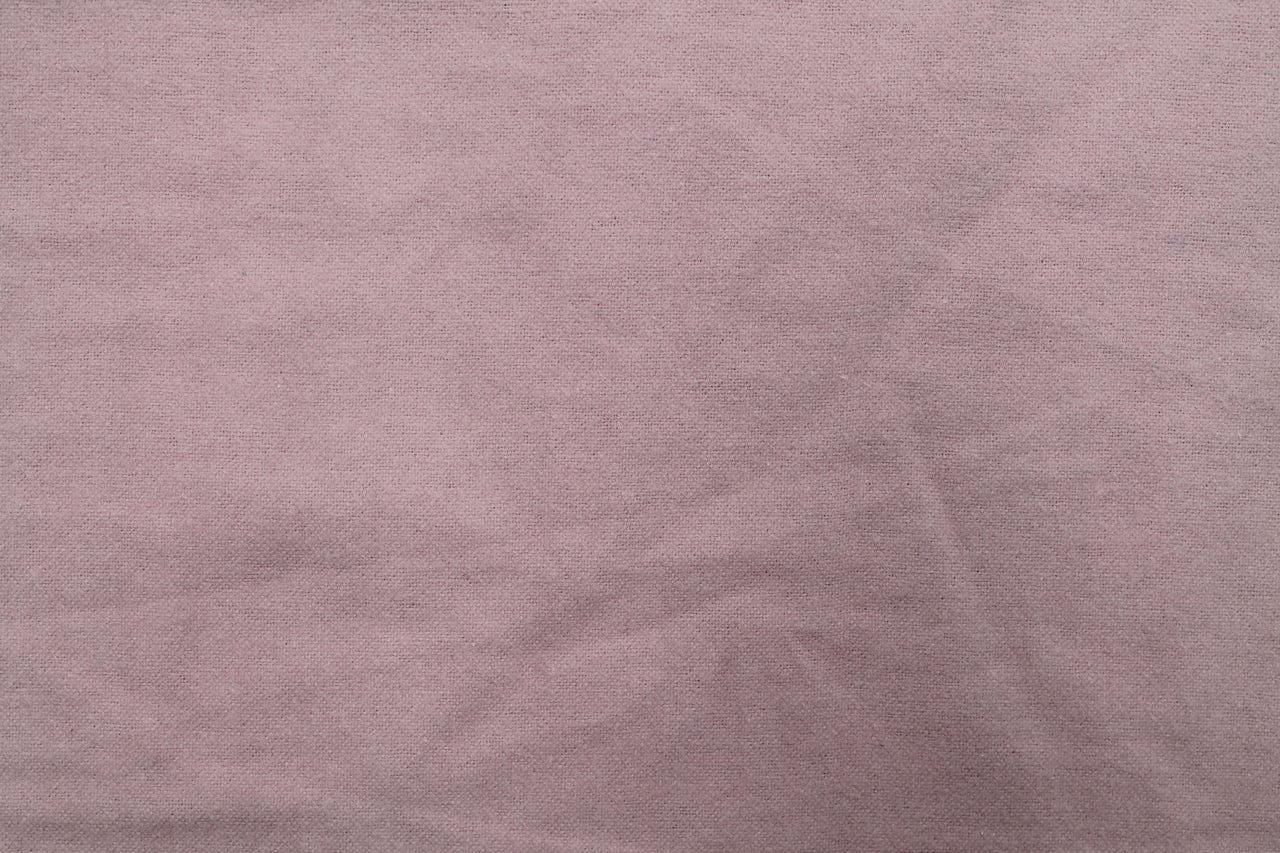 Tissu Flanelle de Coton Uni Rose poudré