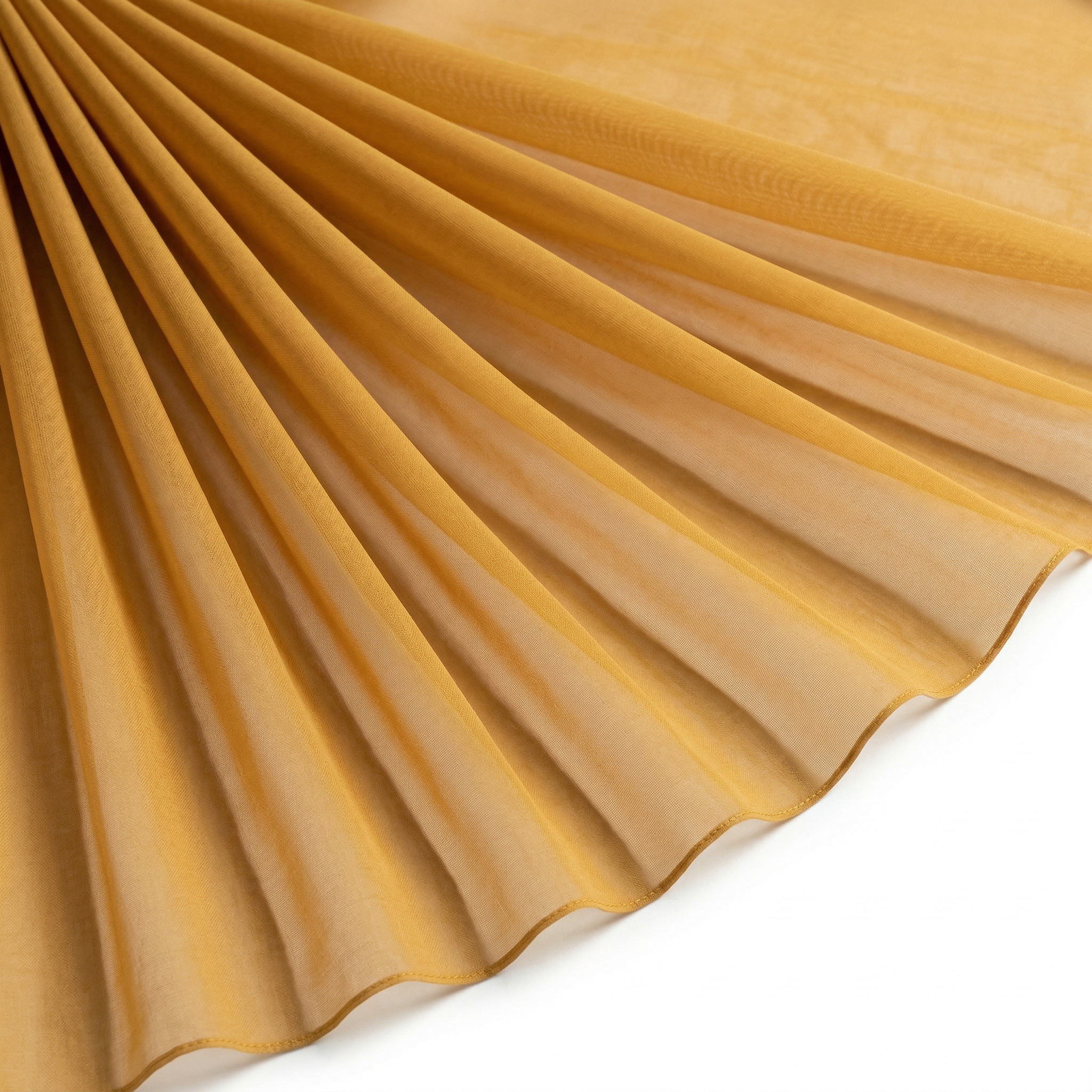 Tissu Mousseline Unie Cumin