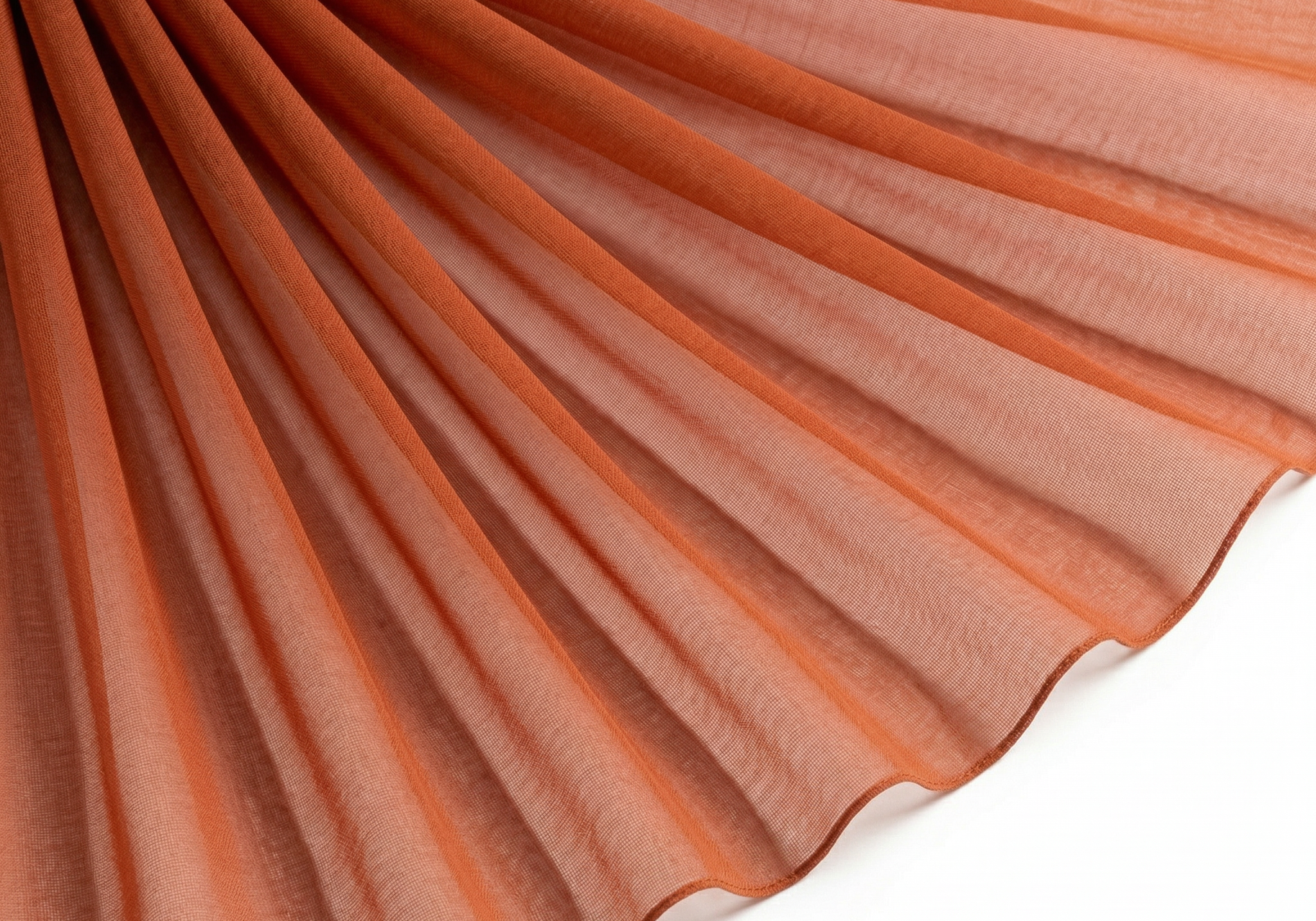 Tissu Uni Orange