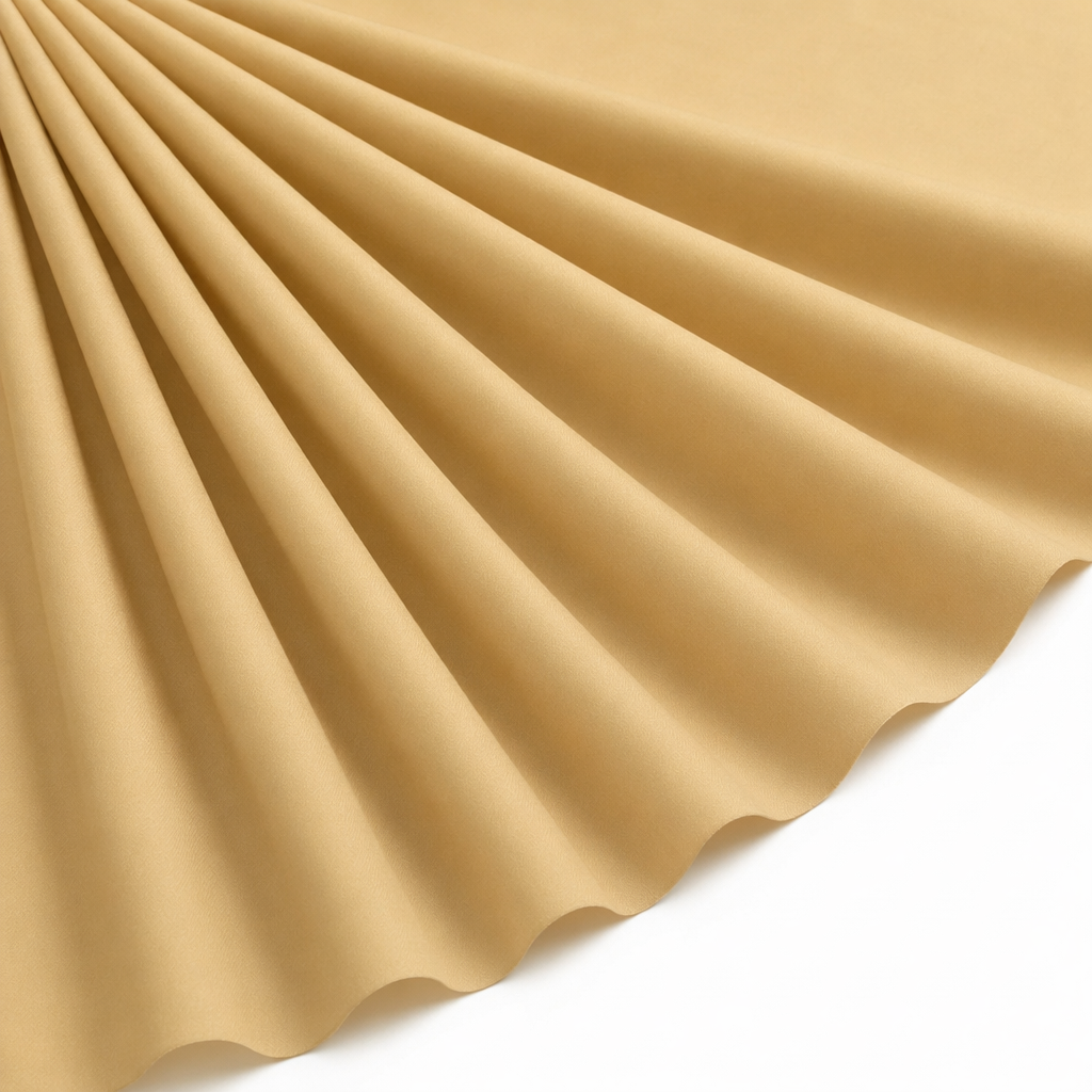 Tissu Doublure Imperméable Jacket Uni Beige