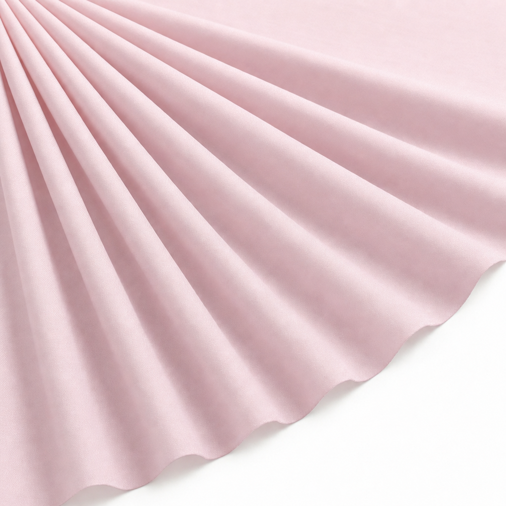 Tissu Doublure Imperméable Jacket Uni Rose clair