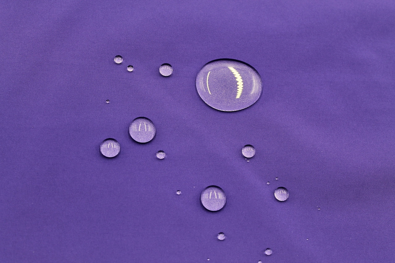 Tissu Doublure Imperméable Jacket Uni Violet