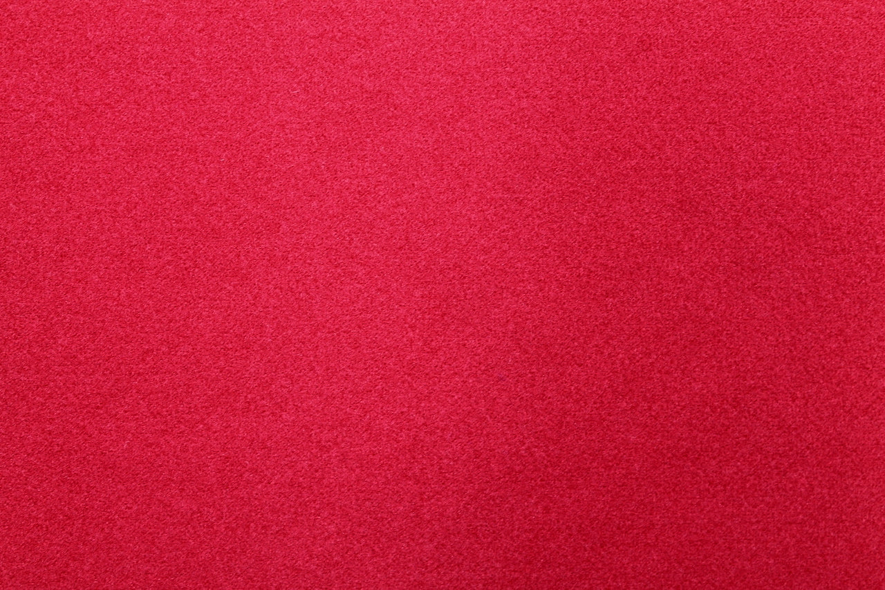 Tissu Lainage Extensible Manteau Rouge