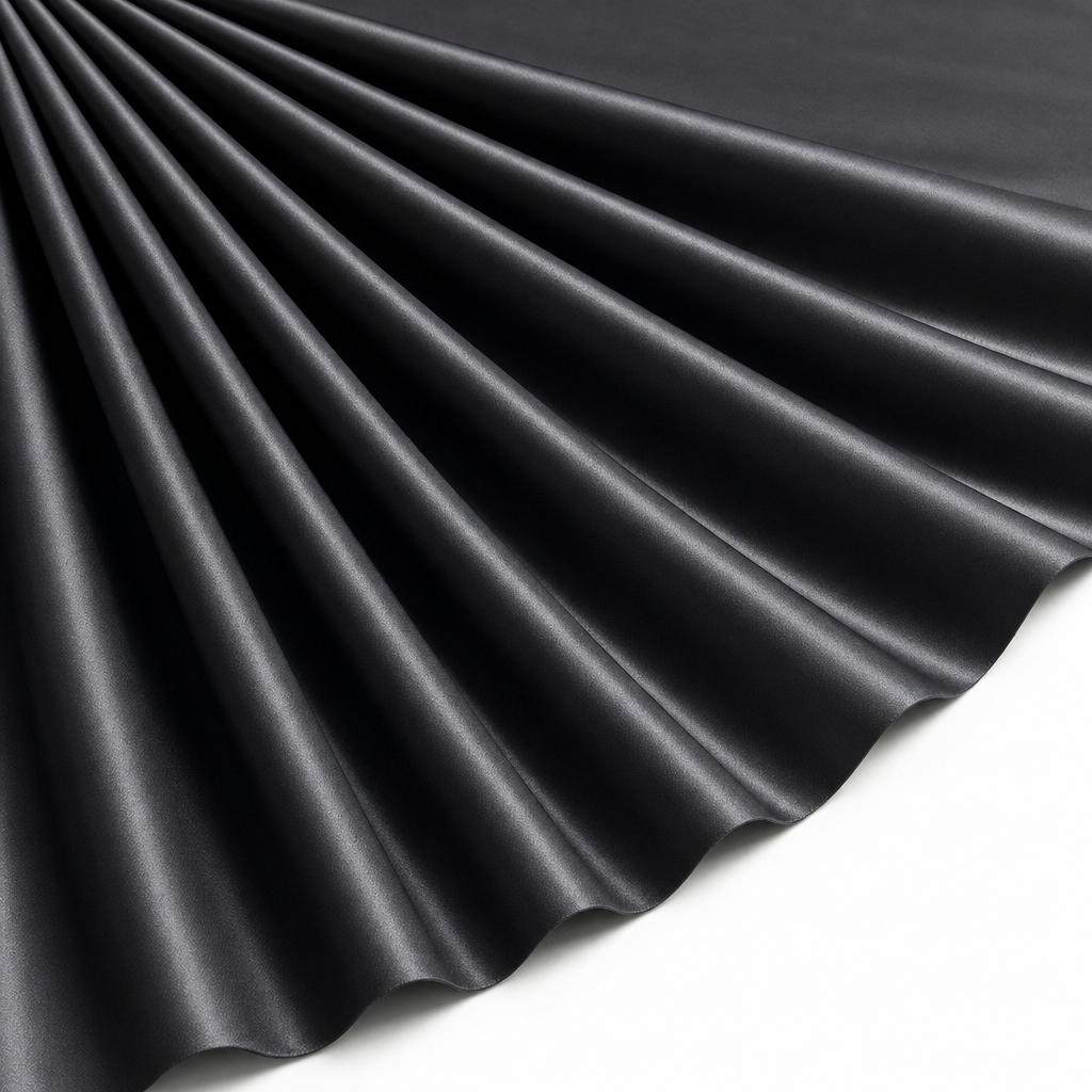 Tissu PUL Laminé Oeko-Tex Noir
