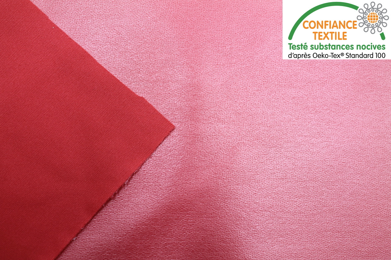 Tissu PUL Laminé Oeko-Tex Rouge