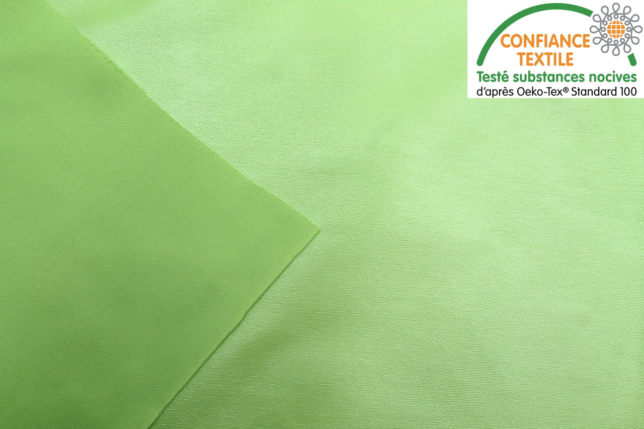 Tissu PUL Laminé Oeko-Tex Vert Anis