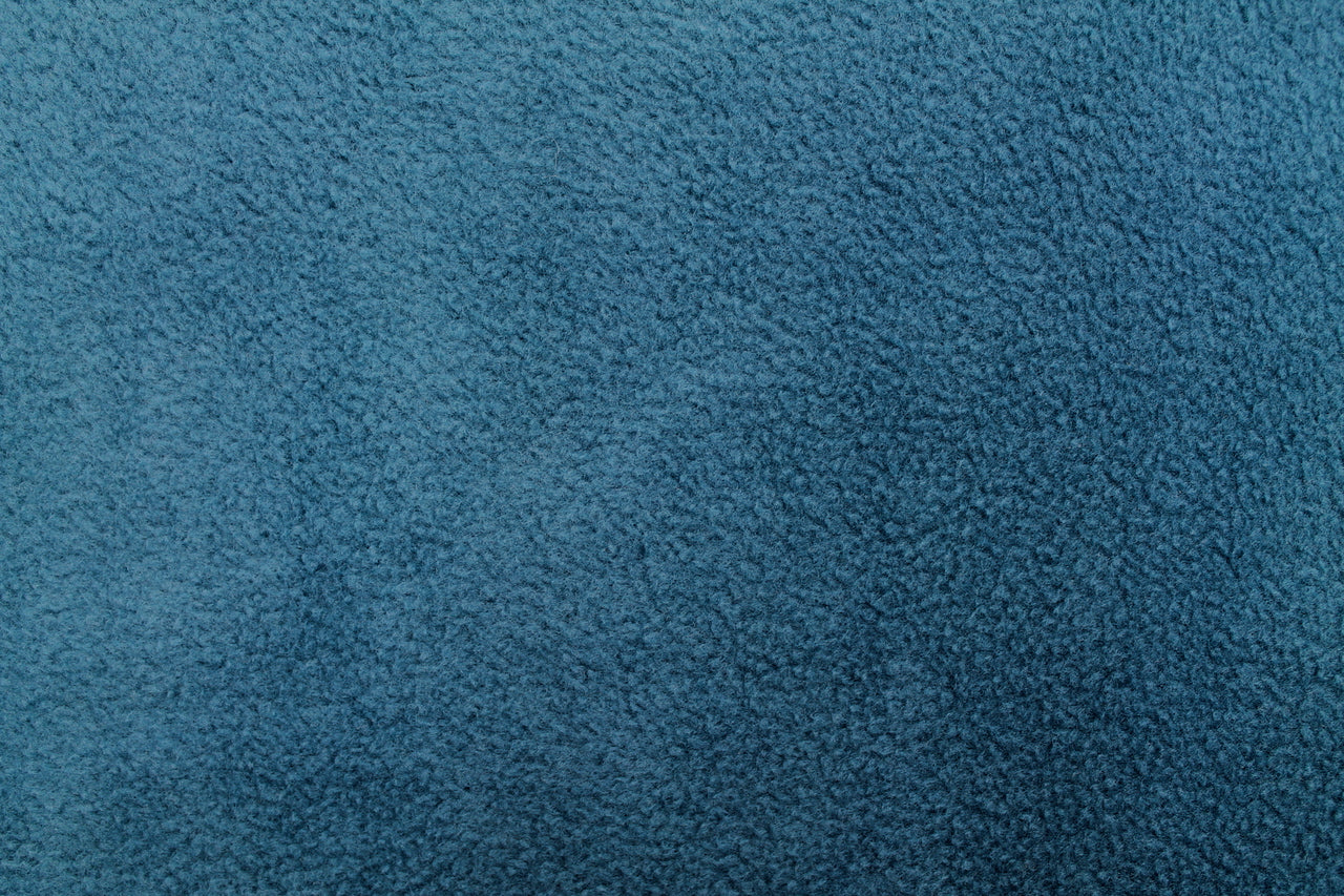 Tissu Polaire Unie Bleu Canard