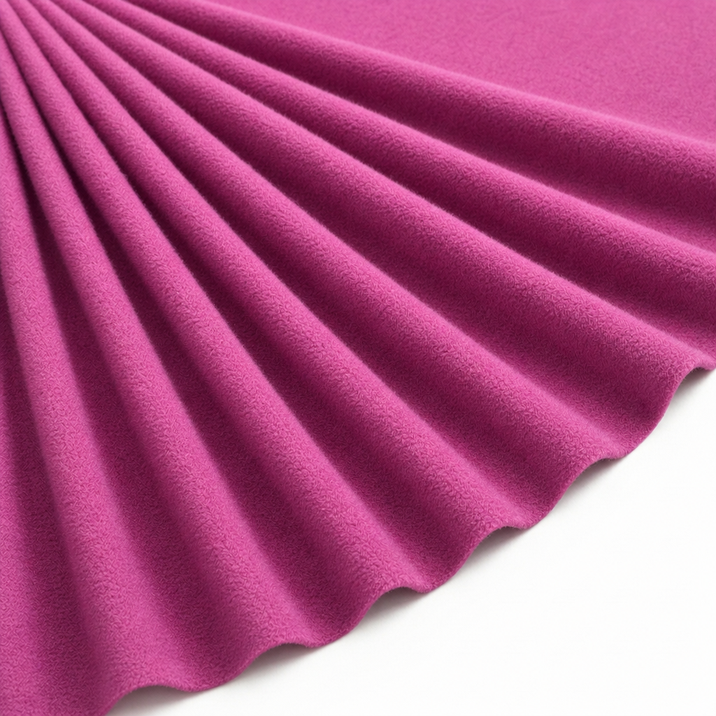 Tissu Polaire Unie Fuchsia