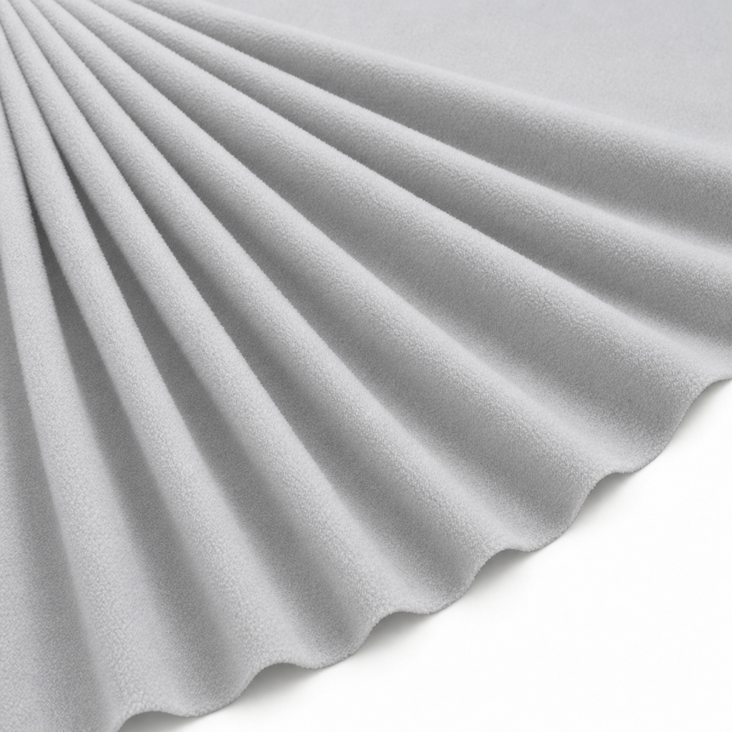 Tissu Polaire Unie Gris clair