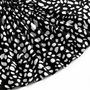 Tissu Popeline de Viscose Imprimé Dalmatien Noir