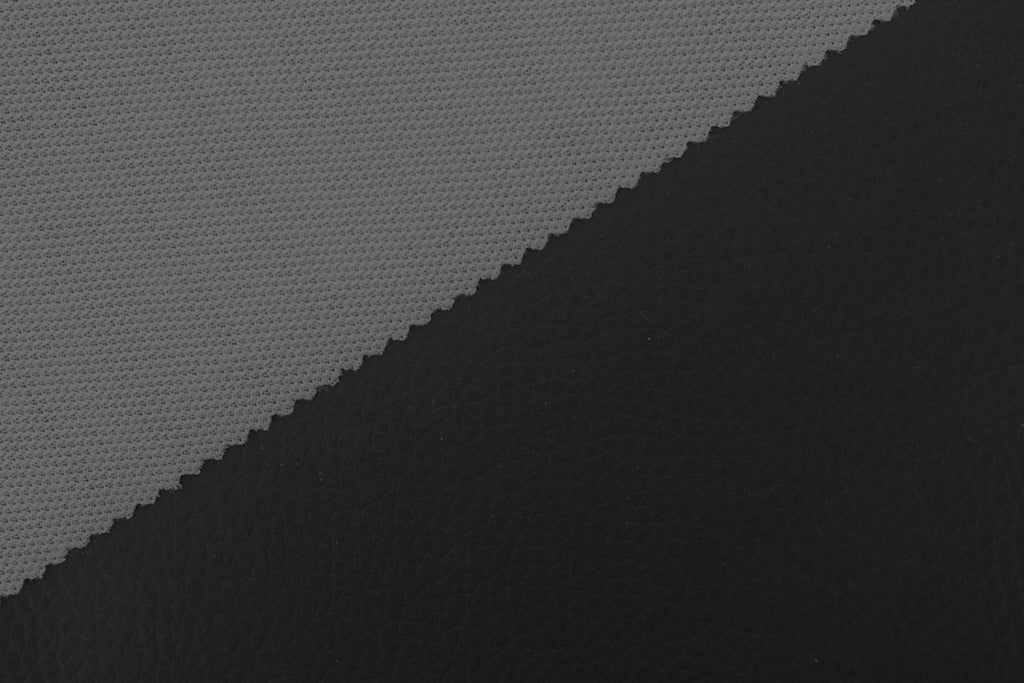 Tissu Simili Cuir Skaï Uni Noir