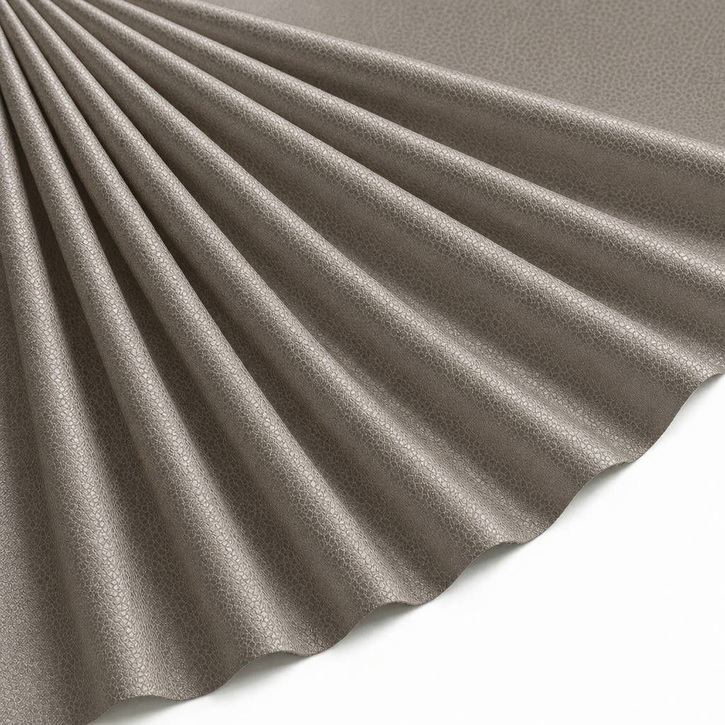 Tissu Suédine effet reptile grainé Beige
